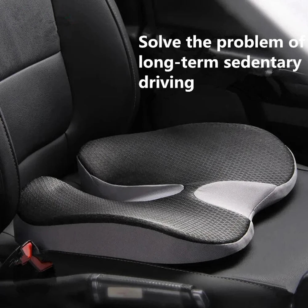 Orthopedic Memory Foam Seat Cushion – Tailbone & Sciatica Relief
