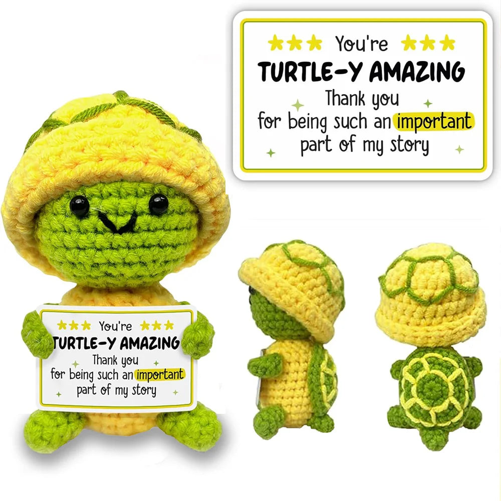 Crochet Pocket Hug Doll – Handmade Knitted Positive Energy Gift