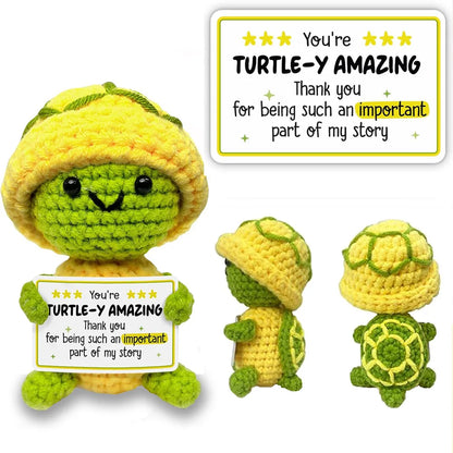 Crochet Pocket Hug Doll – Handmade Knitted Positive Energy Gift