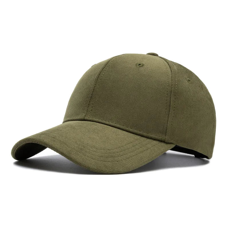 Solid Color Baseball Cap – Unisex Retro Adjustable Hat