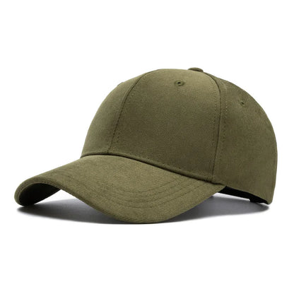 Solid Color Baseball Cap – Unisex Retro Adjustable Hat