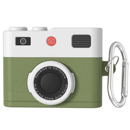 Retro Camera AirPods Pro 3 Case with Keychain & Cleaning Kit