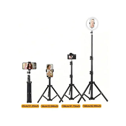 Phone Tripod Stand – Adjustable Selfie & Live Streaming Tripod