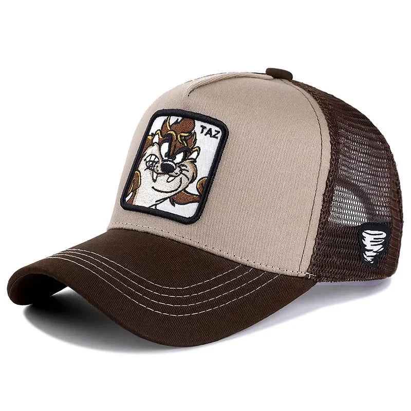 Cartoon Anime Trucker Cap – Unisex Adjustable Baseball Hat