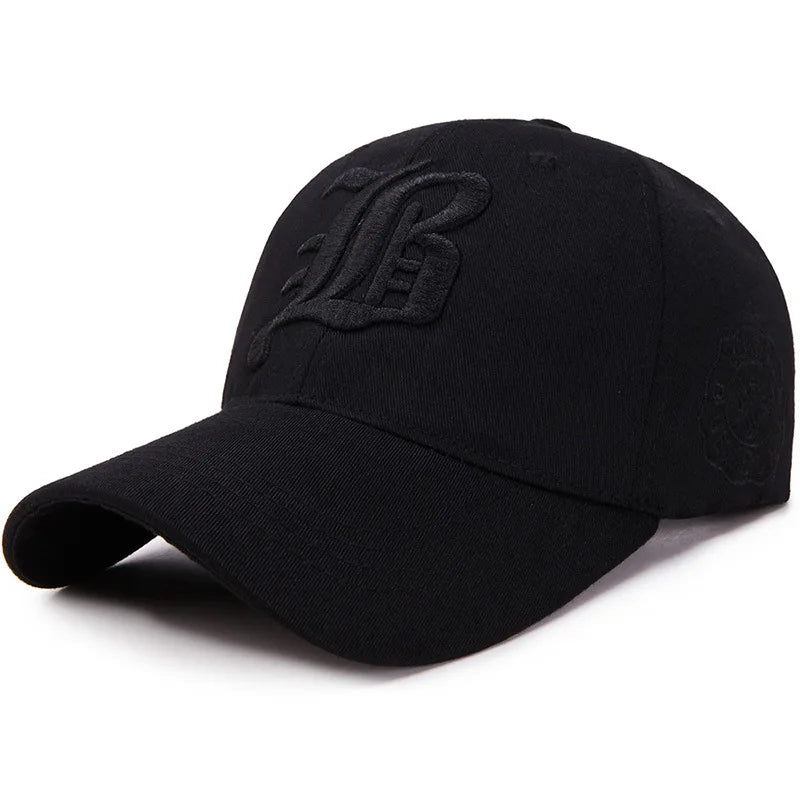 Embroidered Cotton Snapback Baseball Cap – Unisex