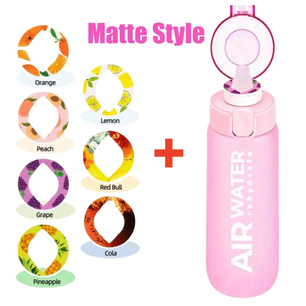 750ML Fruit Flavor Sports Water Bottle with 7 Pods