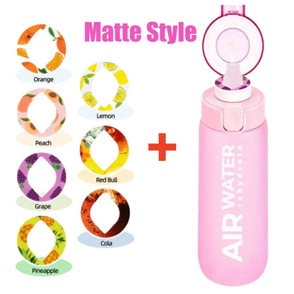 750ML Fruit Flavor Sports Water Bottle with 7 Pods