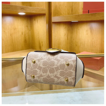 Women's Retro Printed Small Square Crossbody Bag