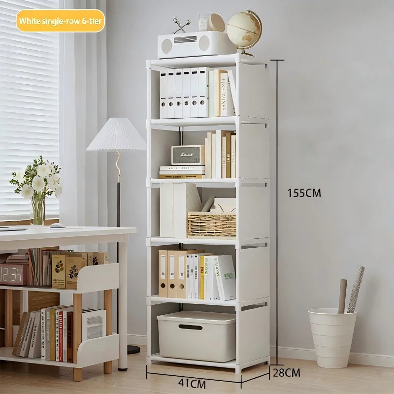 Multilayer Bookshelf – Easy Assembly Storage Shelf for Books & Toys