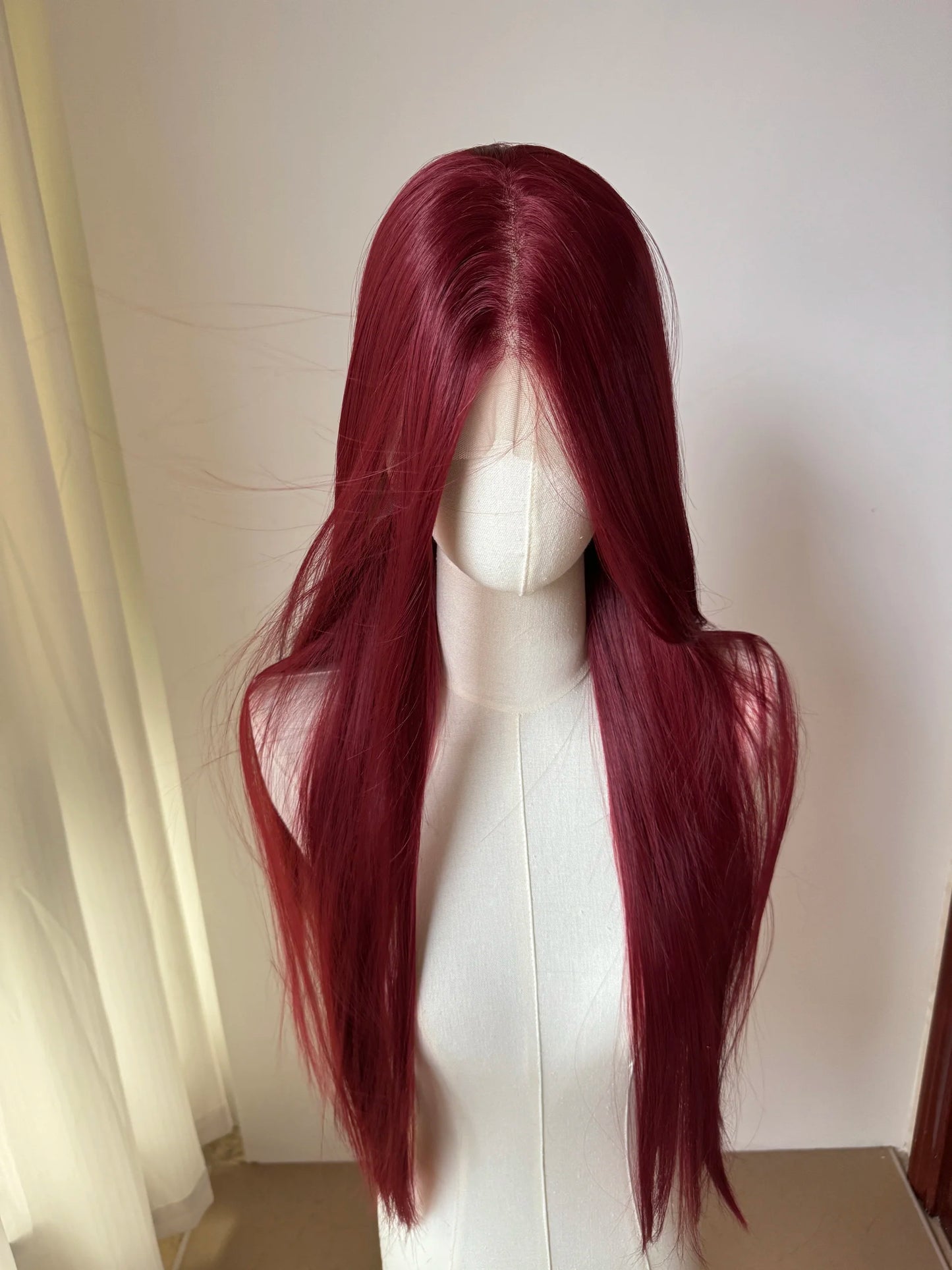 13x4 Lace Front Wig – 26 Inch Long Straight Synthetic Wig for Women