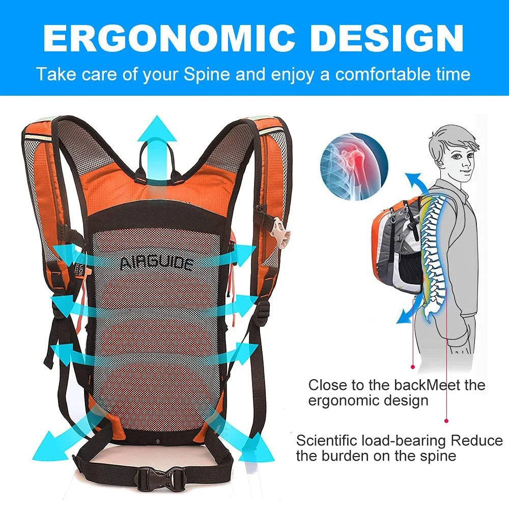 Hydration Backpack for Cycling, Hiking & Outdoor Sports