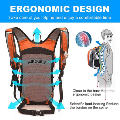 Hydration Backpack for Cycling, Hiking & Outdoor Sports