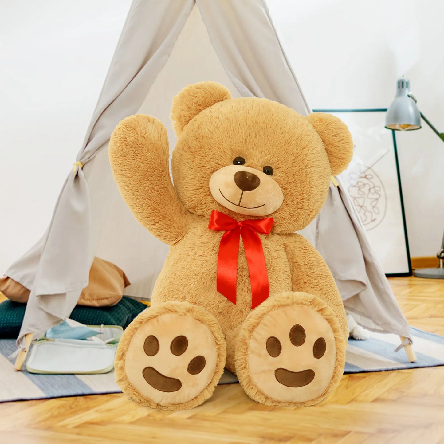 Giant Teddy Bear Stuffed Animal – Big Plush Bear Gift for Kids