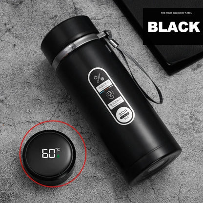 Stainless Steel Vacuum Flask with LED Temperature Display