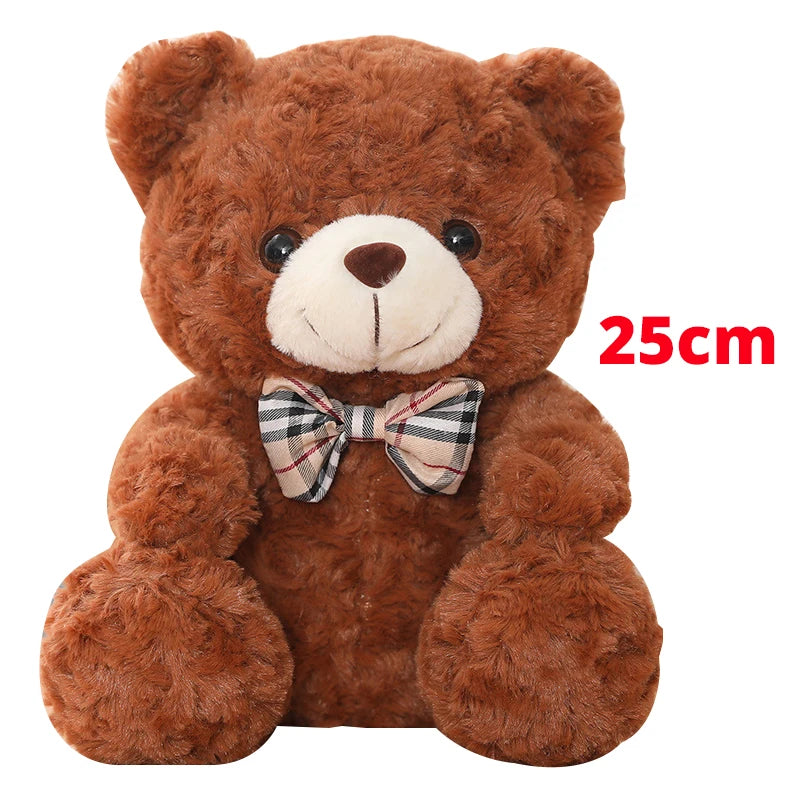 Kawaii Teddy Bear Plush Pillow – 35cm Stuffed Animal Doll