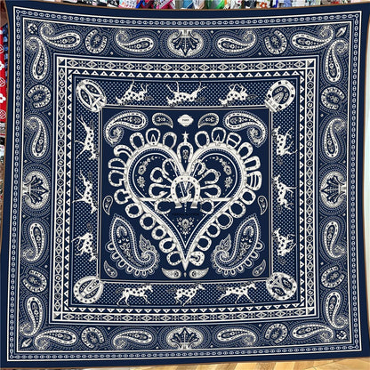 Luxury Silk Cashmere Square Scarf for Women – Designer Pashmina Shawl