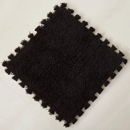 Plush Puzzle Floor Mat – 10pcs Interlocking Foam Tiles 30x30cm