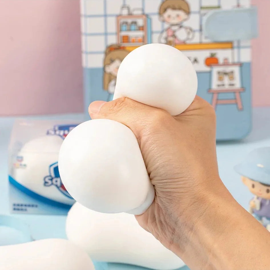 Fluffy Soap Squeeze Toy – Soft Anxiety Relief Squishy