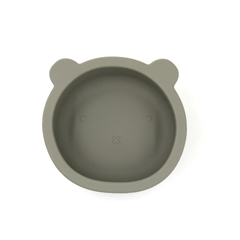 Bear Shape Silicone Baby Suction Bowl 300ml