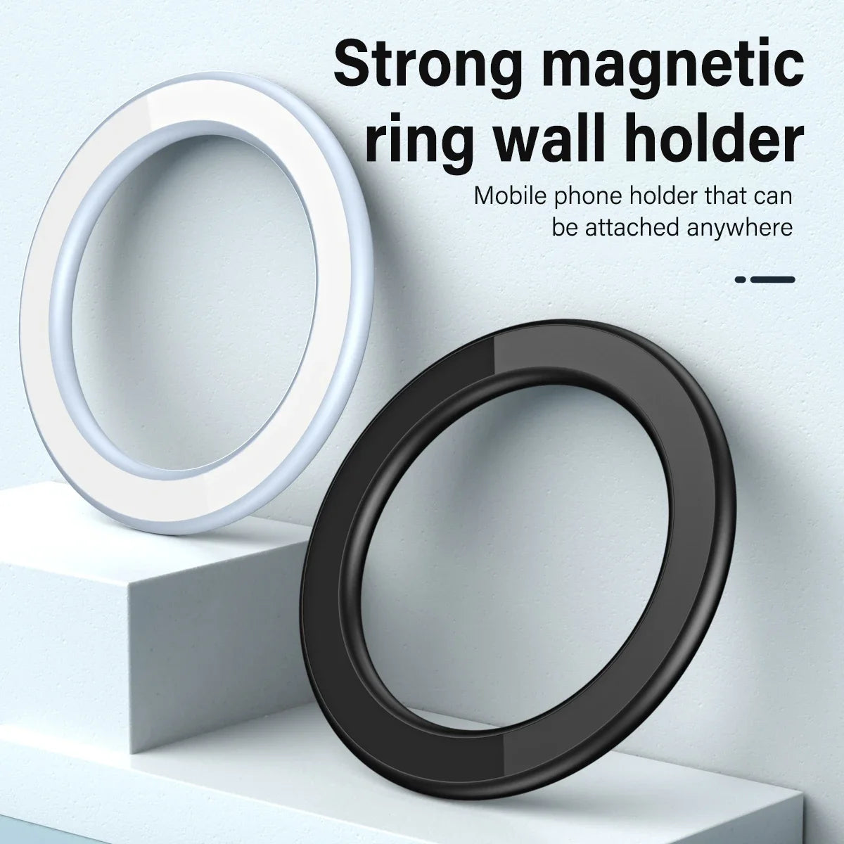 Magnetic Ring Holder for iPhone & Universal Phones – MagSafe Compatible