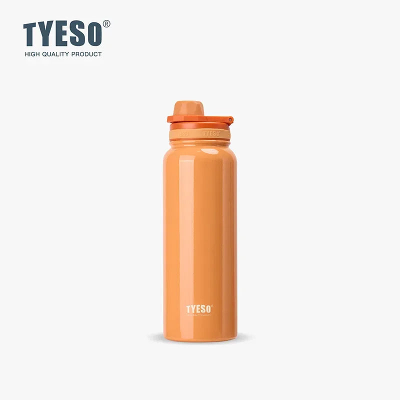 TYESO Insulated Water Bottle – Stainless Steel Vacuum Flask for Sports & Travel