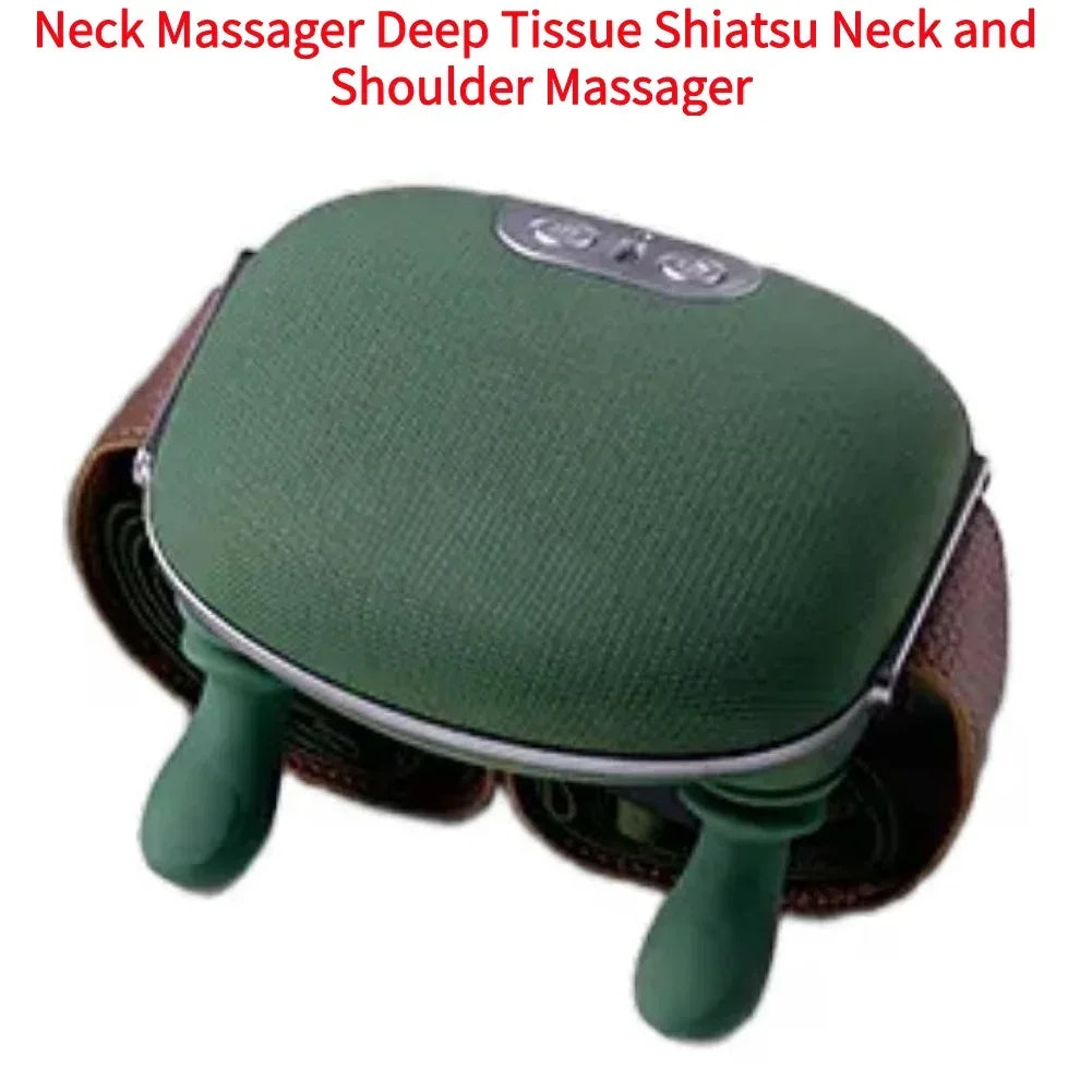 Shiatsu Neck & Shoulder Massager – Deep Tissue Bionic Electric