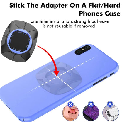 Bicycle Phone Mount Adhesive Patch – GPS Computer Back Pad Sticker