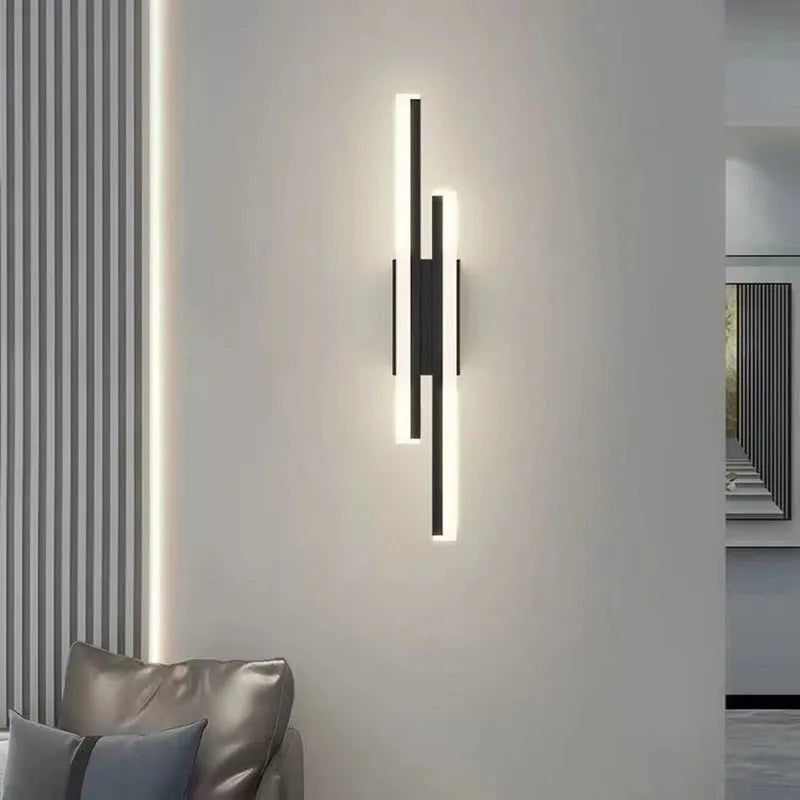 LED Wall Sconce – Modern Acrylic Pipe Lamp for Bedroom & Living Room