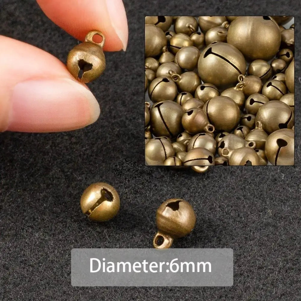 Bronze Metal Jingle Bells for DIY Crafts & Christmas Decor