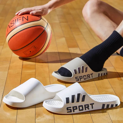 Men's Non-Slip Slide Slippers – Indoor & Outdoor Sandals