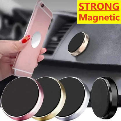 Magnetic Car Phone Mount – Adhesive Dashboard & Wall Holder