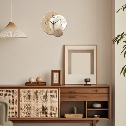 Moon Design Silent Wall Clock – Modern Quartz for Bedroom & Living Room