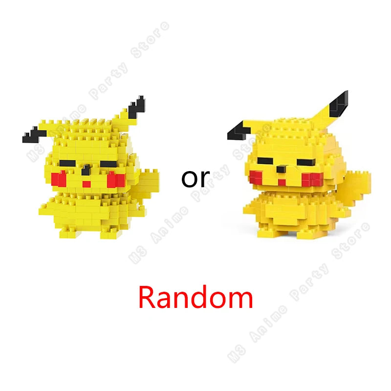 Pokemon Micro Building Blocks Set – Pikachu, Gengar, Charizard & More