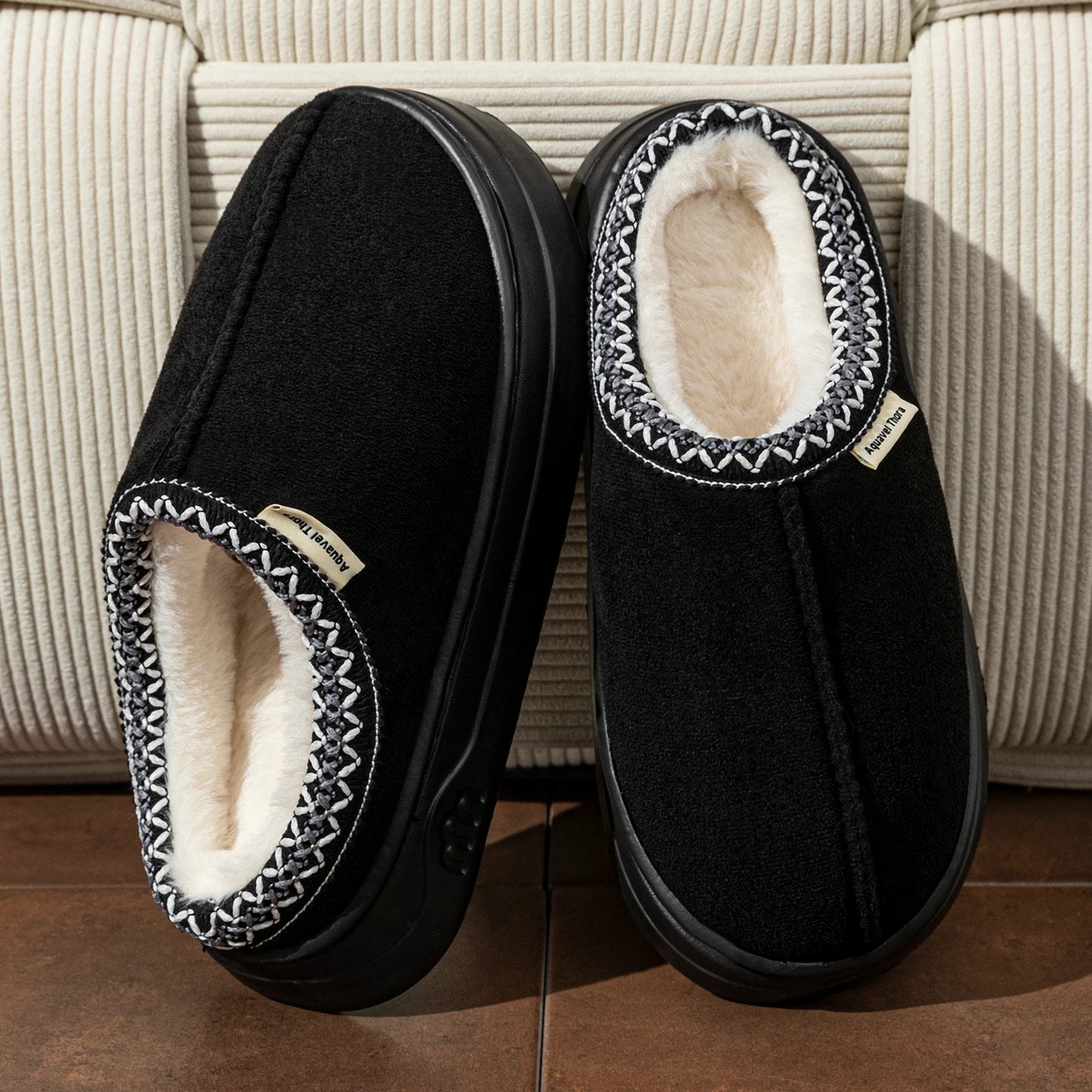 Fuzzy Fur Winter Slippers – Warm Plush Indoor & Outdoor Boots