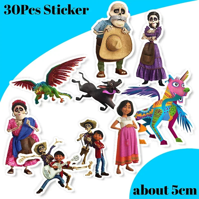 Coco Theme Birthday Party Supplies Tableware & Decorations Set
