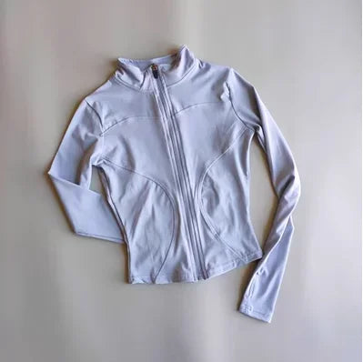 Women's Slim Fit Full-Zip Athletic Jacket – Quick Dry Activewear