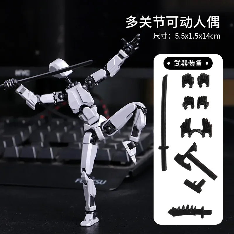 T13 Multi-Jointed Robot Dog Action Figure – Poseable Titan Mech Toy