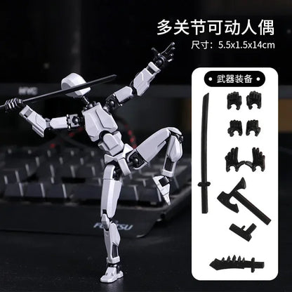 T13 Multi-Jointed Robot Dog Action Figure – Poseable Titan Mech Toy