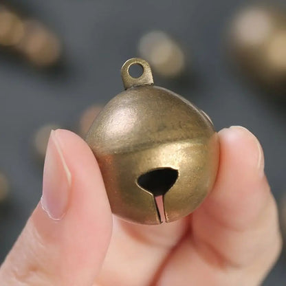 Bronze Metal Jingle Bells for DIY Crafts & Christmas Decor