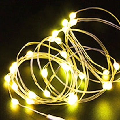 Copper Wire LED Fairy String Lights for Christmas & Party Decor