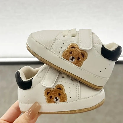 Baby Bear Sneakers Soft Sole First Walker Shoes for Boys & Girls 0-18M
