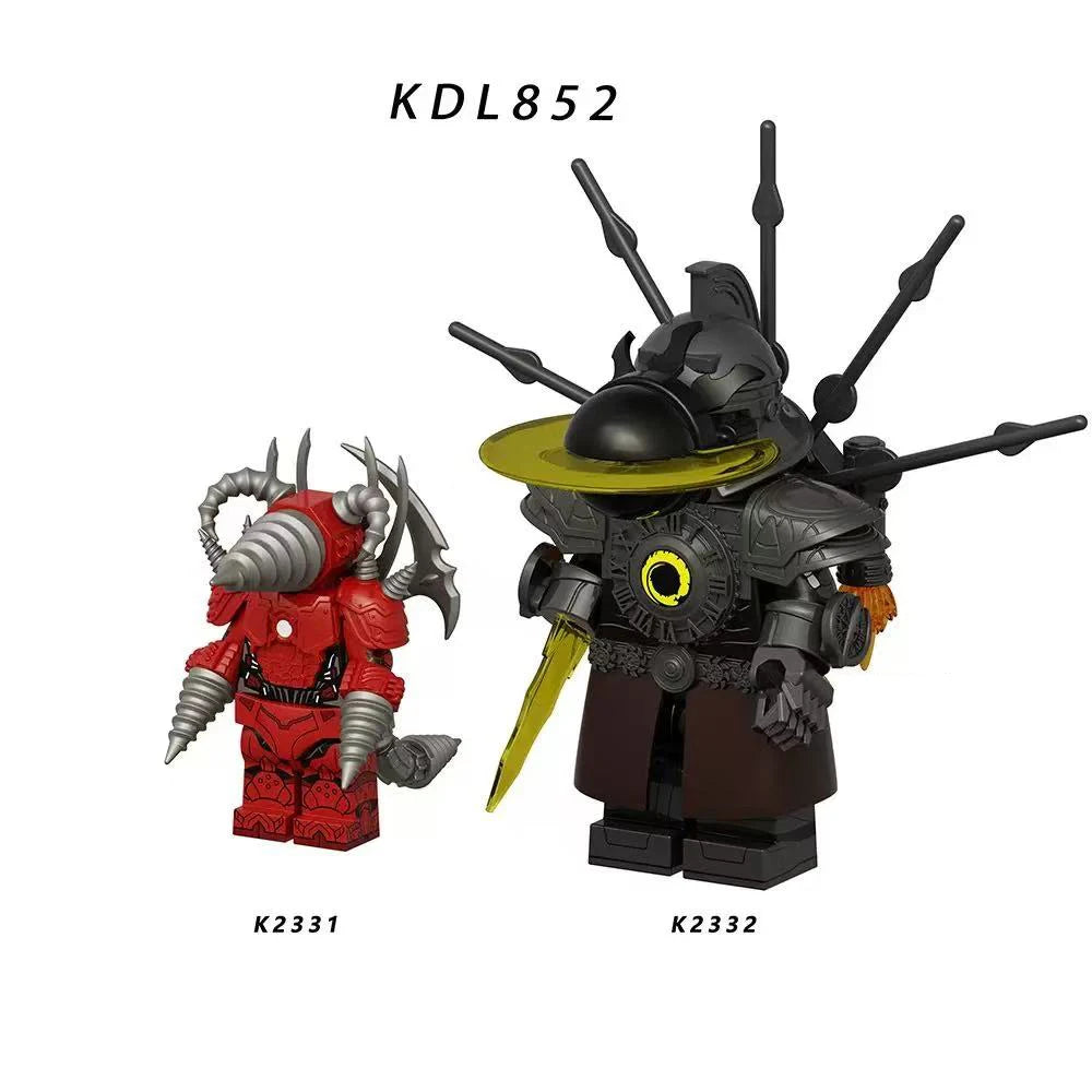 Skibidi Toilet Mini Building Block Figures – TV Man, Cameraman & More