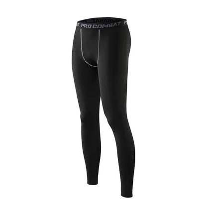 Men's Compression Leggings – Dry Fit Gym Training Tights