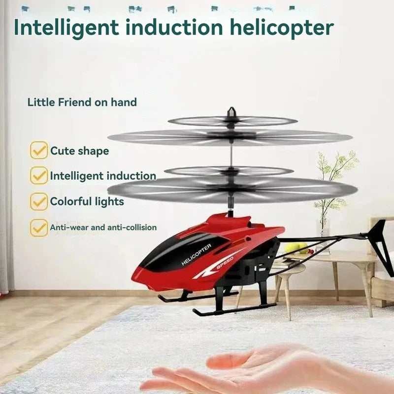 RC Mini Helicopter Toy – Rechargeable Remote Control Aircraft for Kids