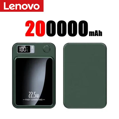Lenovo Magnetic Wireless Power Bank 22.5W Fast Charging 50000–200000mAh