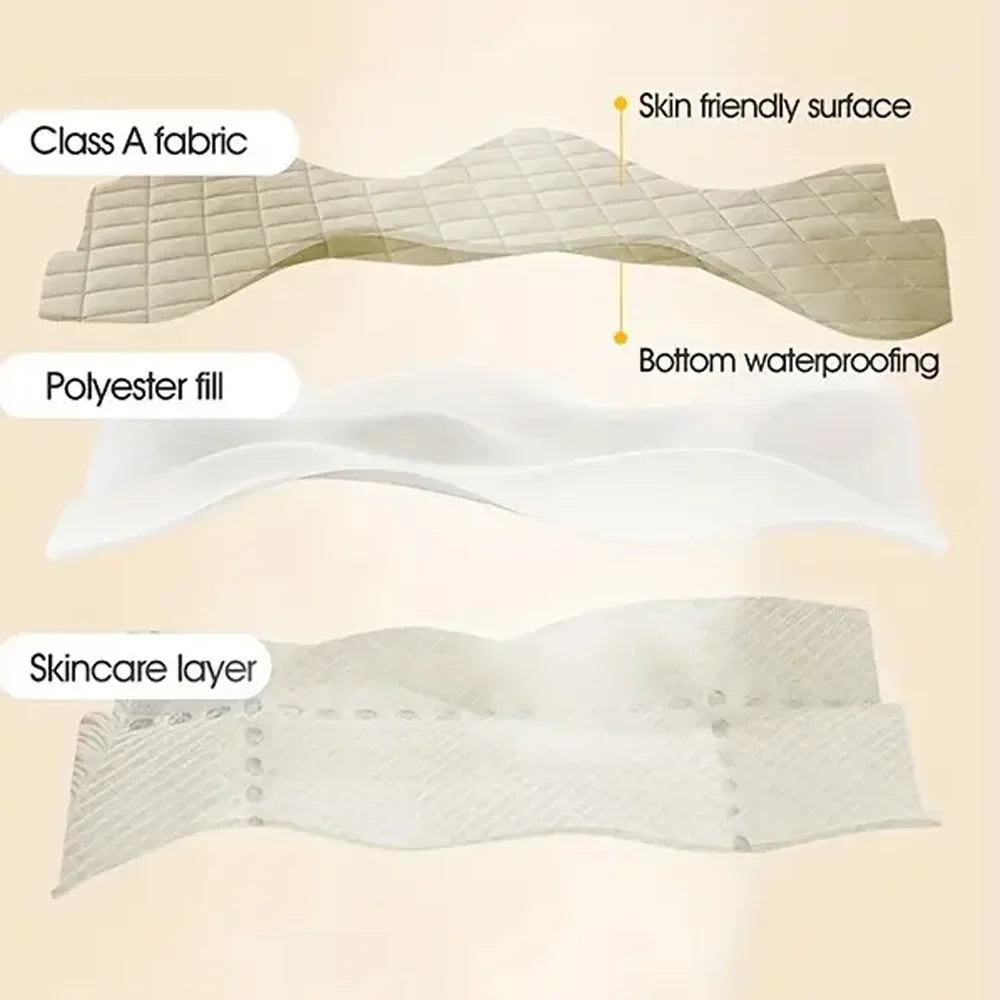Waterproof Quilted Mattress Protector – 3D Air Fabric Deep Pocket Cover