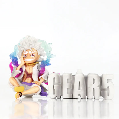 9CM One Piece Luffy Gear 5 Nika PVC Action Figure