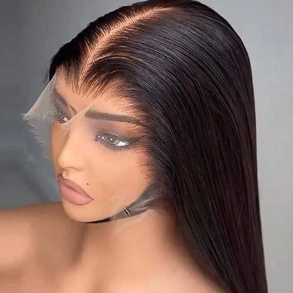 Bone Straight Lace Front Human Hair Wig 13x4 13x6 HD Lace