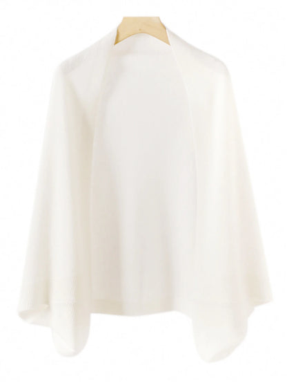 100% Wool Women’s Knitted Shawl Scarf Cardigan Wrap