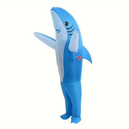 Inflatable Shark Costume for Adults & Kids – Funny Halloween Suit